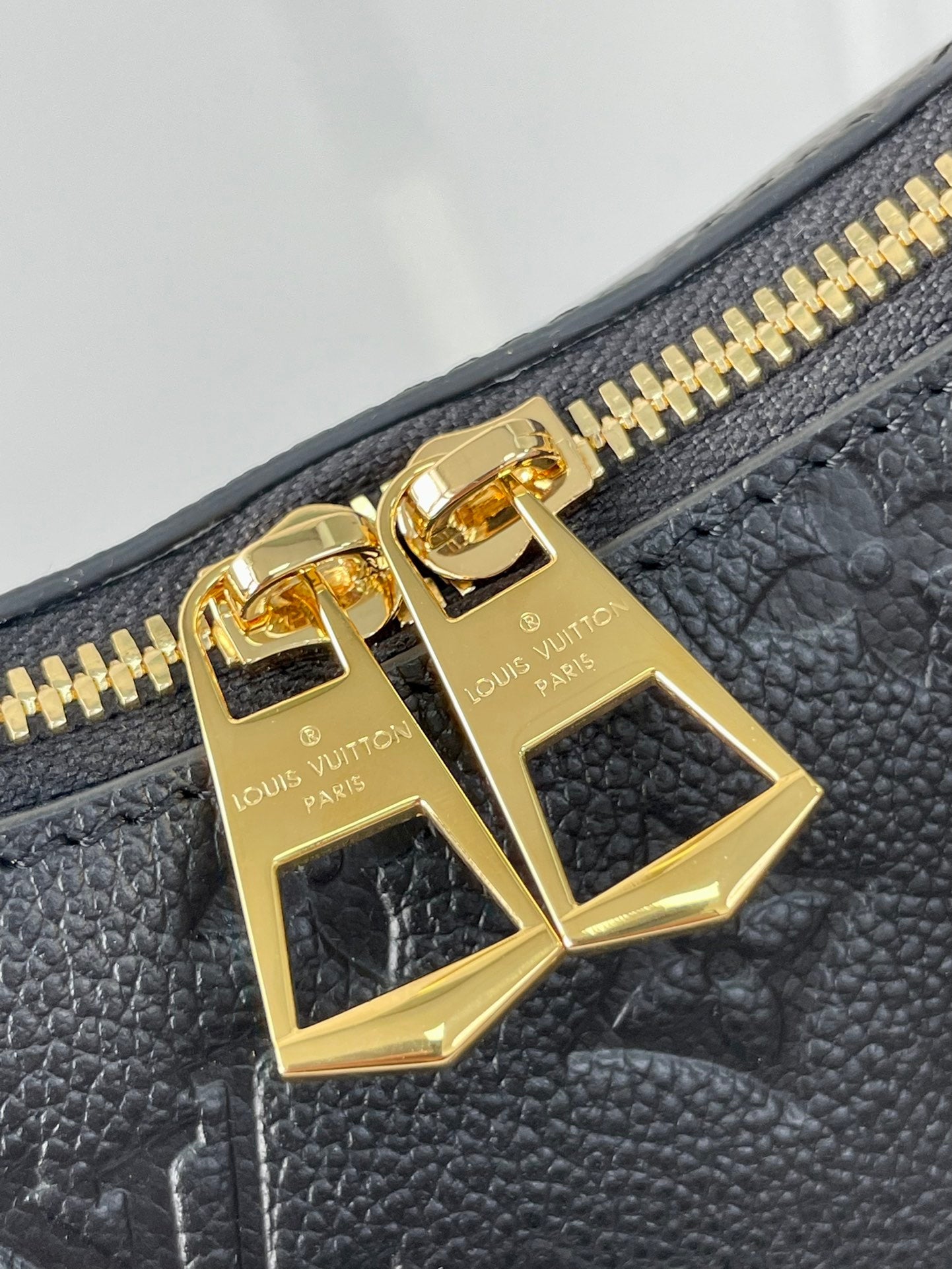 BOULOGNE 29 IN BLACK MONOGRAM EMPREINTE LEATHER GOLD HARDWARE