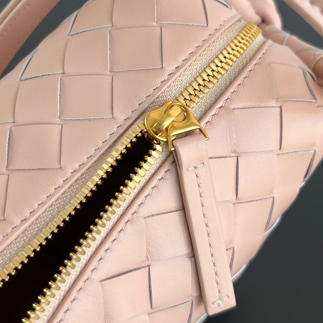 SMALL TOP HANDLE LOOP 19 IN MELON PINK CALFSKIN