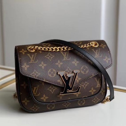 LV PASSY HAND BAG 22CM MONOGRAM CANVAS