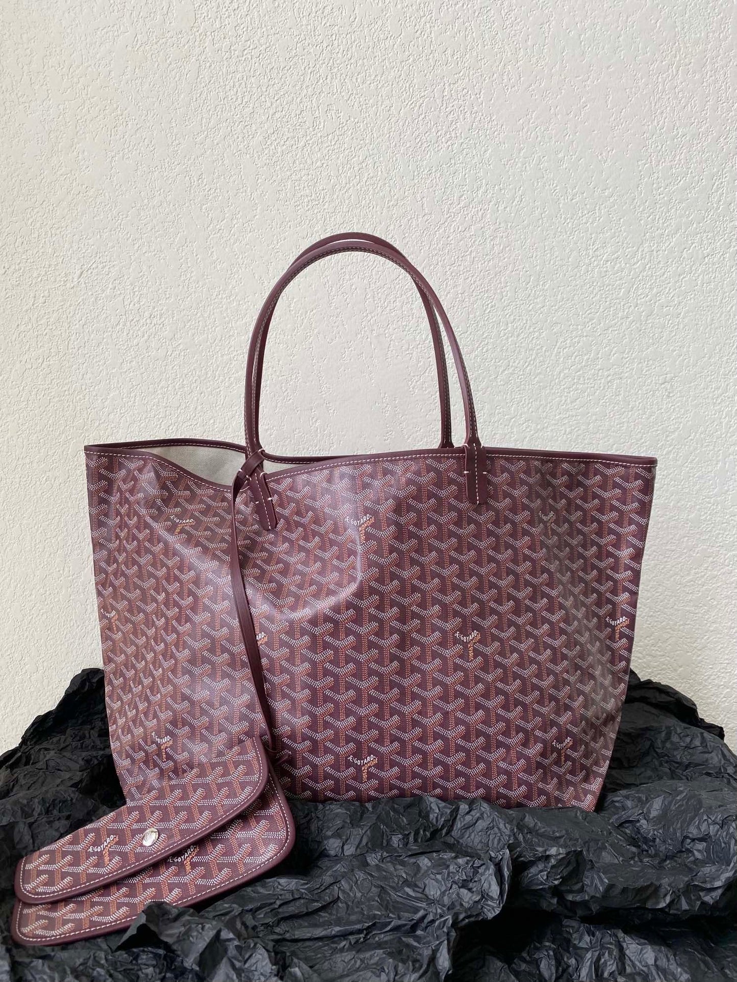 SAINT LOUIS GM 40CM BURGUNDY CANVAS