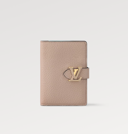 VERTICAL COMPACT WALLET GREY CAPUCINES