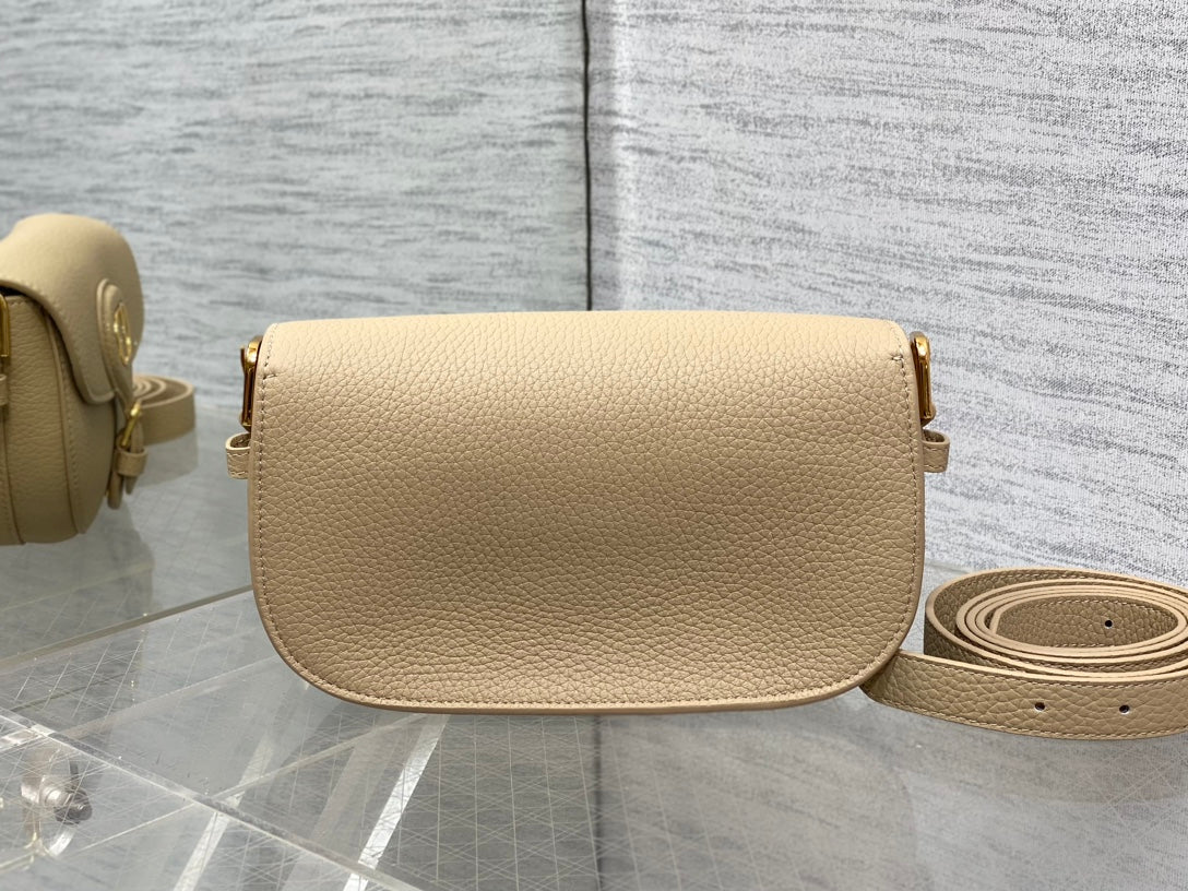 MINI 21 BOBBY BAG IN TAN BEIGE LAMBSKIN