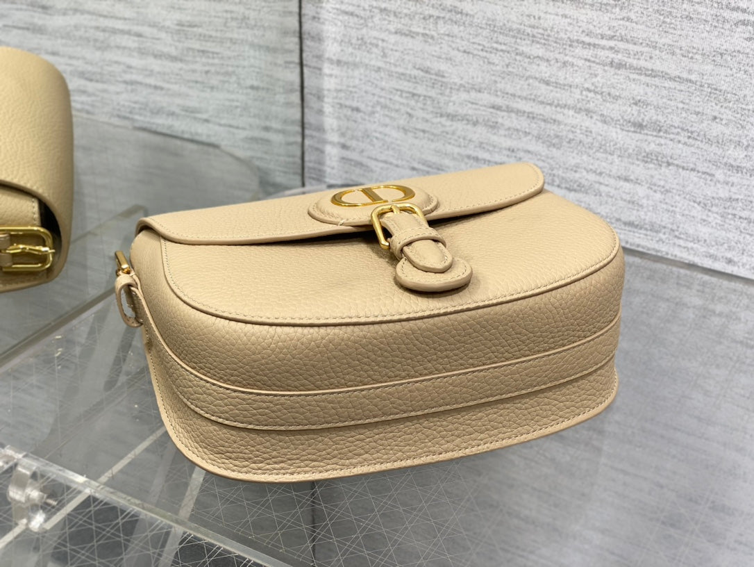 MEDIUM 27 BOBBY BAG IN TAN BEIGE LAMBSKIN