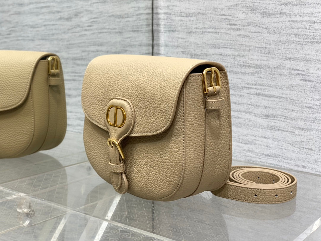 MEDIUM 27 BOBBY BAG IN TAN BEIGE LAMBSKIN