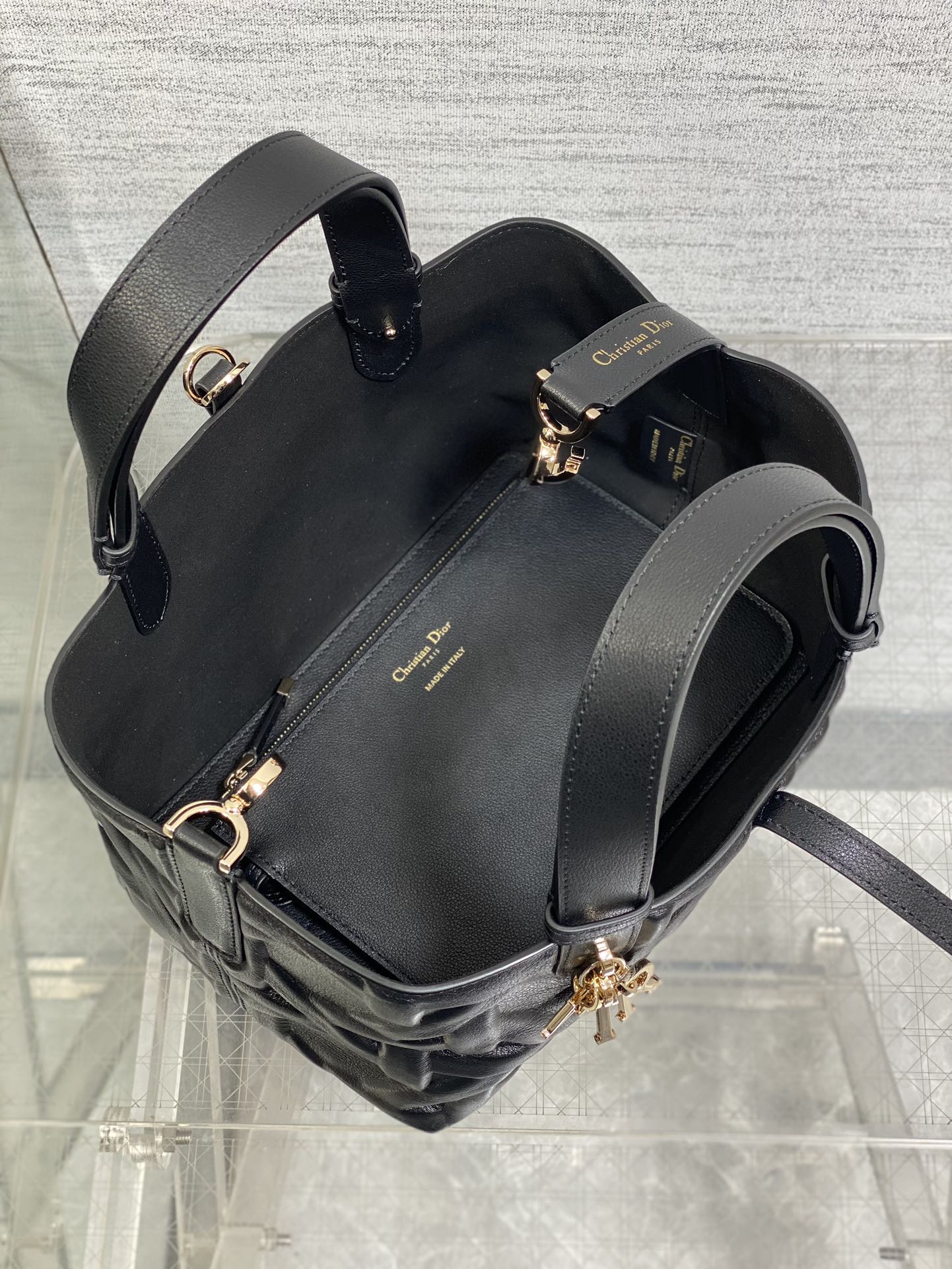 ALWAYS MINI 23 BAG IN BLACK MACROCANNAGE CALFSKIN