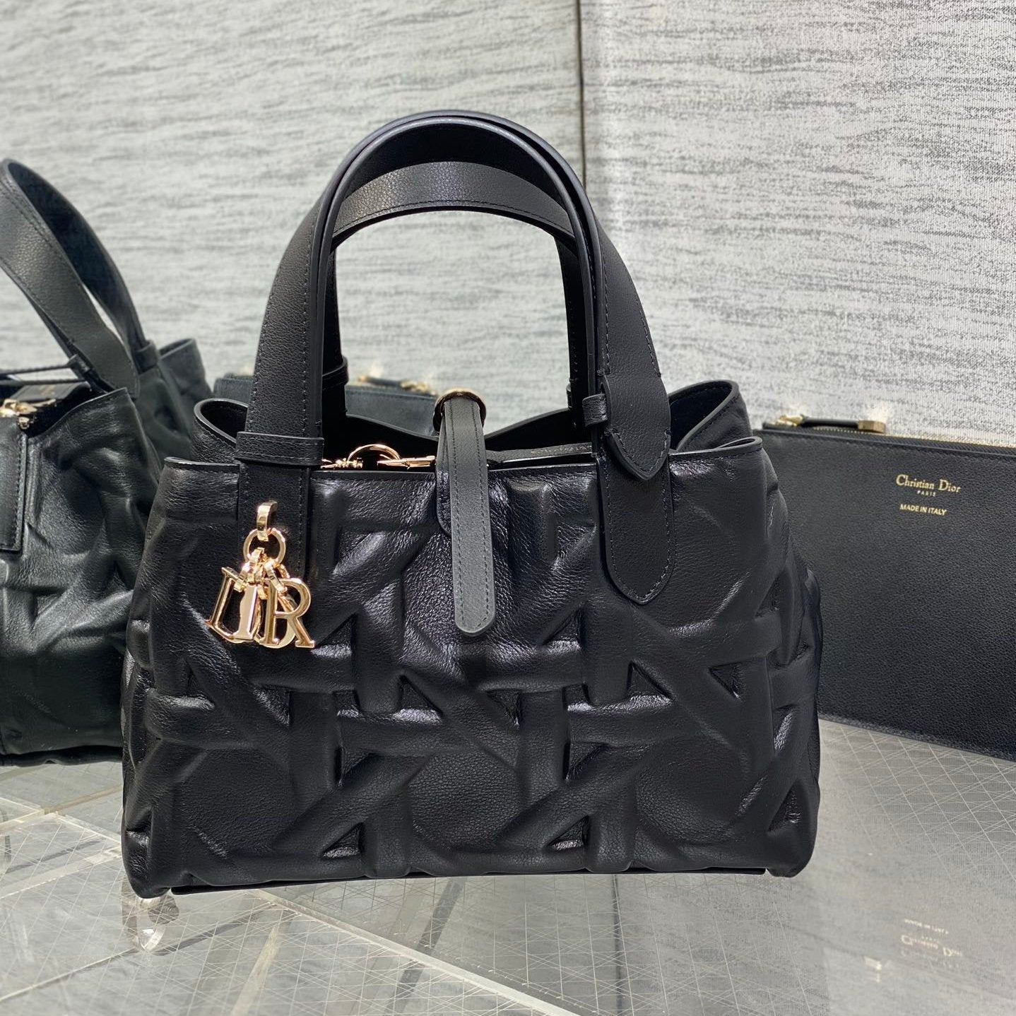 ALWAYS MINI 23 BAG IN BLACK MACROCANNAGE CALFSKIN