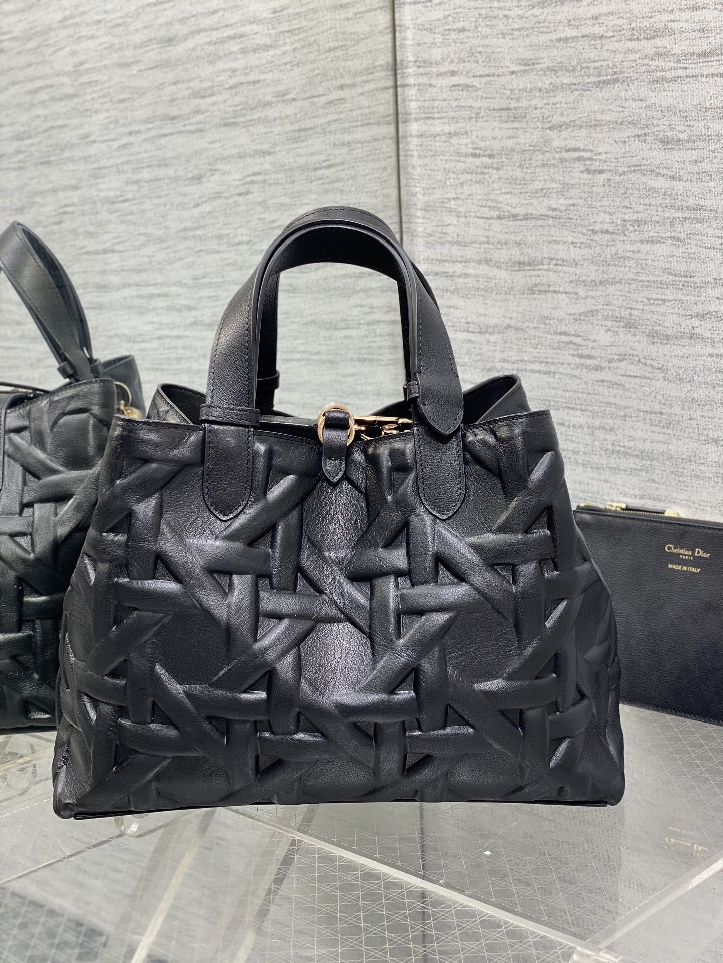 ALWAYS MEDIUM 28 BAG IN BLACK MACROCANNAGE CALFSKIN