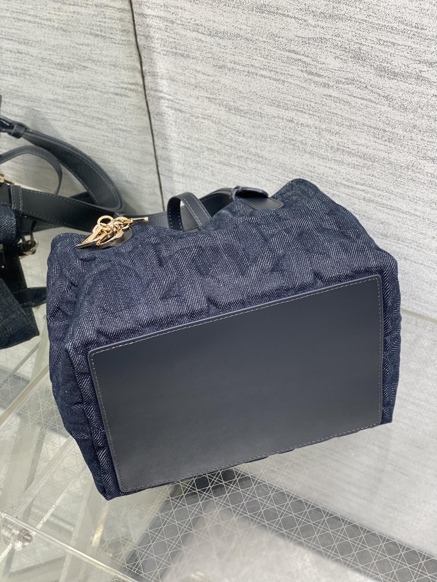 MINI 23 TOUJOURS BAG IN BLUE GRAPHIC CANNAGE DENIM