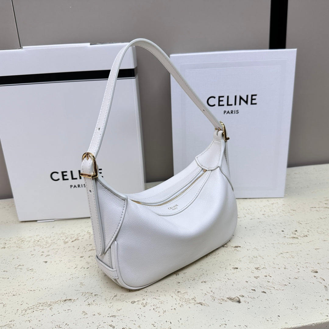 MINI 19 ROMY IN WHITE SUPPLE CALFSKIN