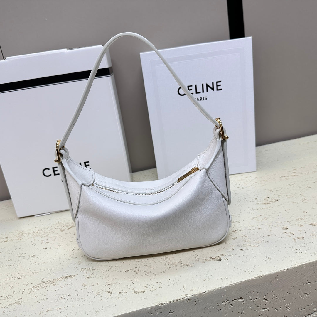 MINI 19 ROMY IN WHITE SUPPLE CALFSKIN