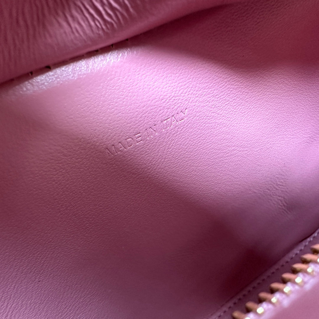 MINI 22 TILLY BAG IN CREPE PINK SHINNY CALFSKIN