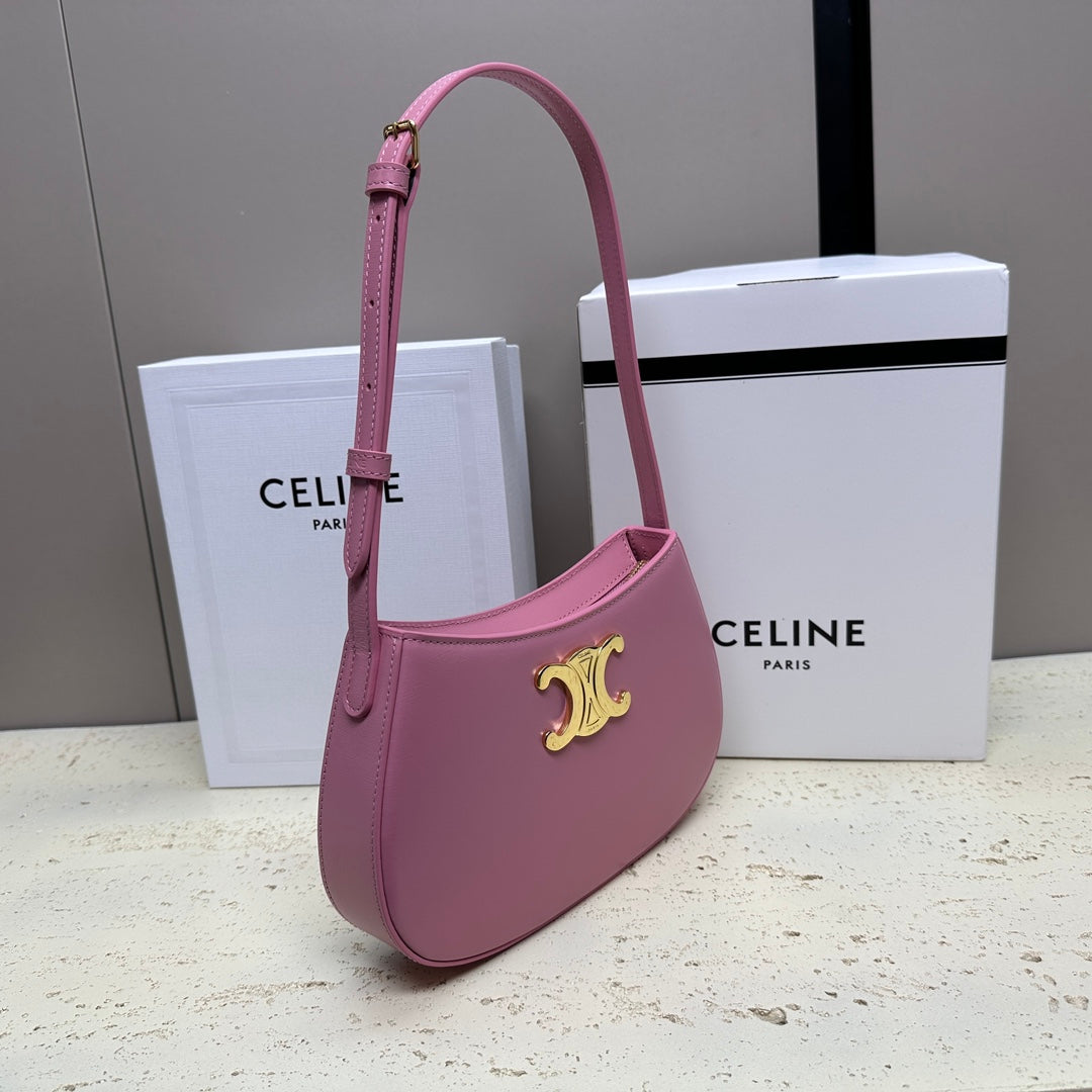 MINI 22 TILLY BAG IN CREPE PINK SHINNY CALFSKIN