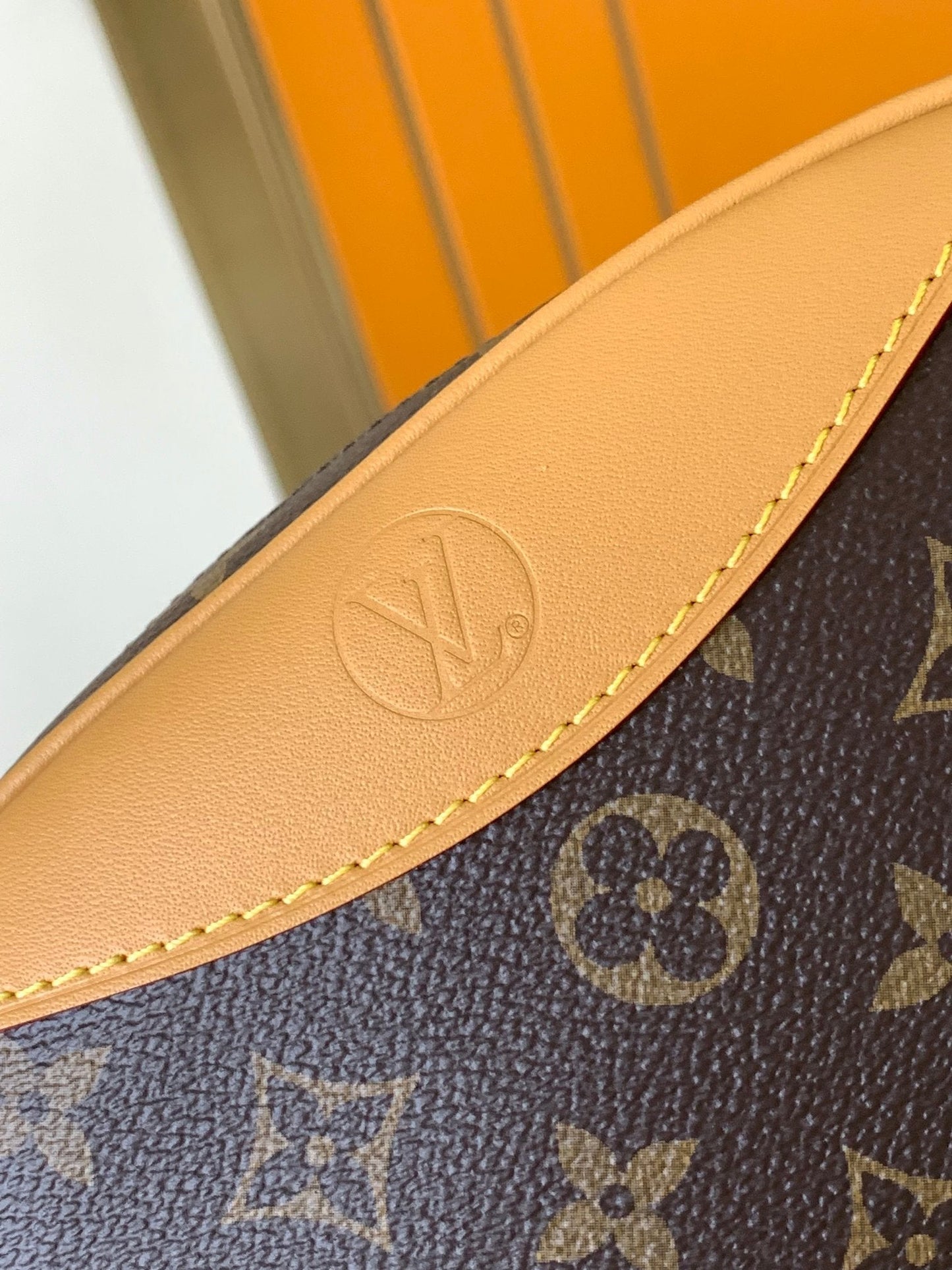 DEAUVILLIE MINI 22 MONOGRAM CANVAS BROWN