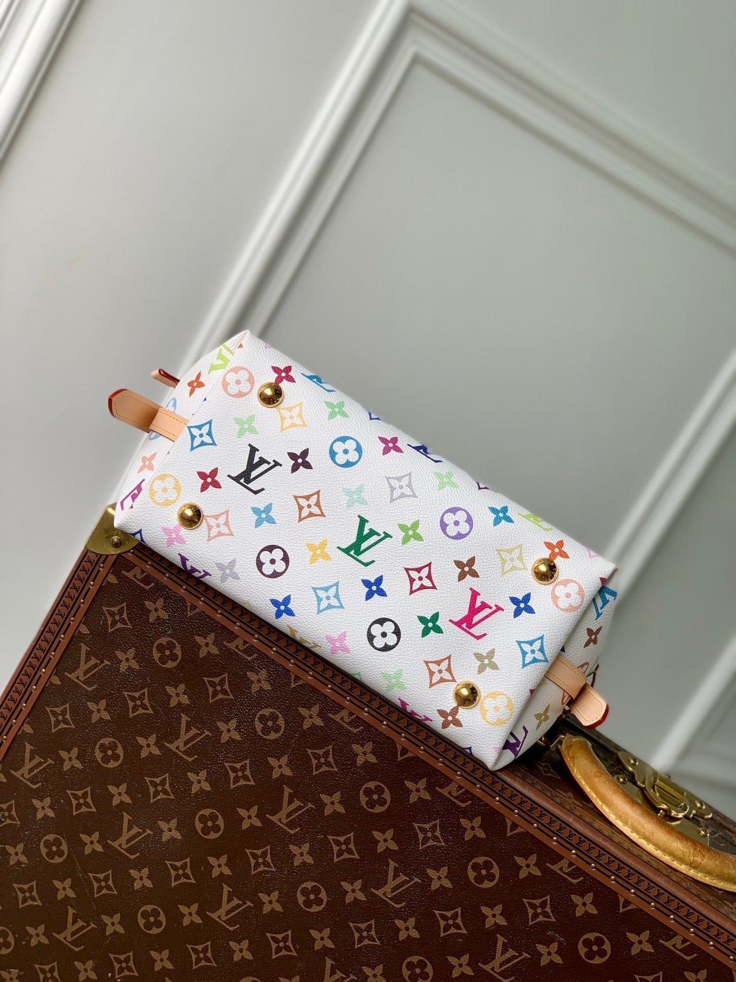 CARRYALL PM 29 IN MULTICOLOR MONOGRAM CANVAS