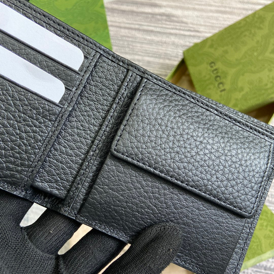 BIFOLD WALLET 11 IN BLACK CALFSKIN