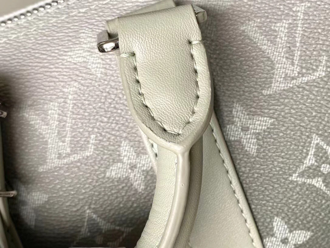 KEEPALL BANDOULIÈRE 25 IN GRAY MONOGRAM GRADIENT CANVAS