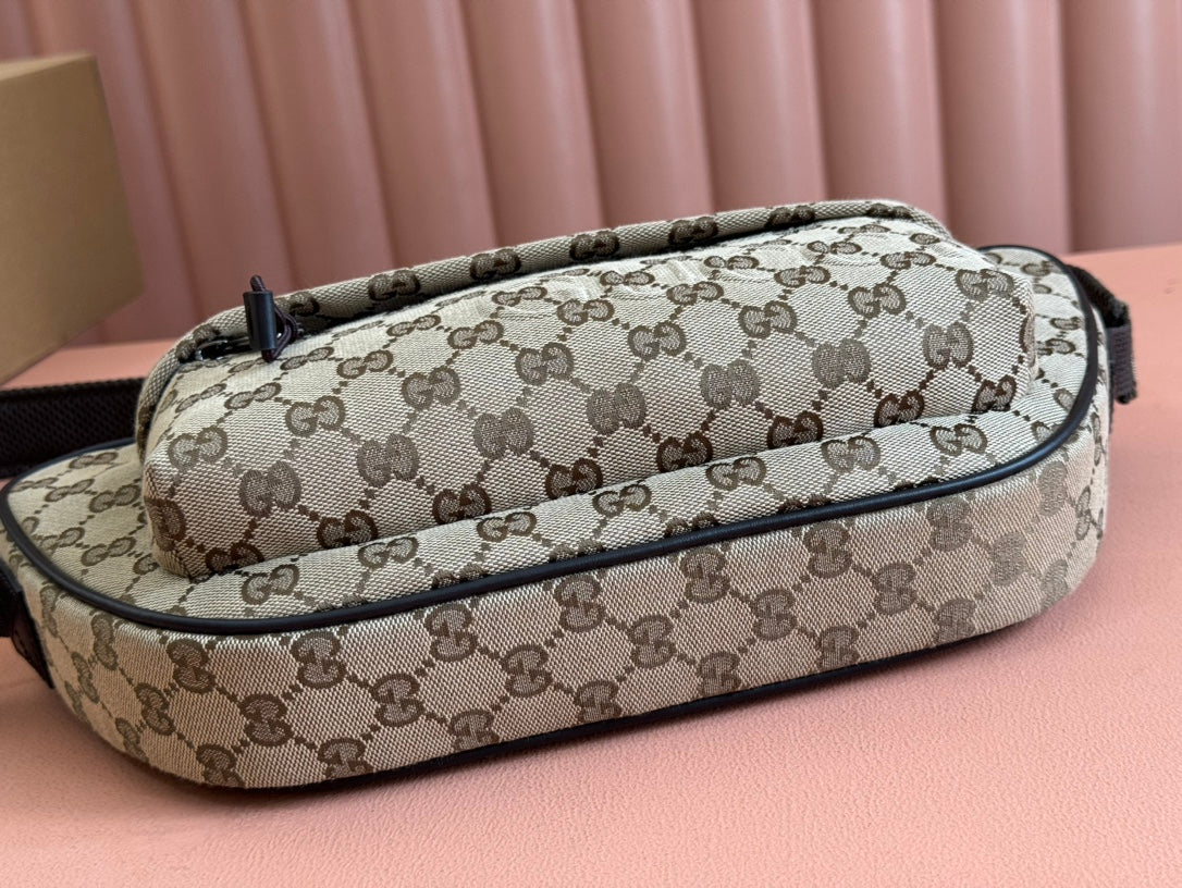 BELT BAG 34 IN BEIGE MONOGRAM CANVAS