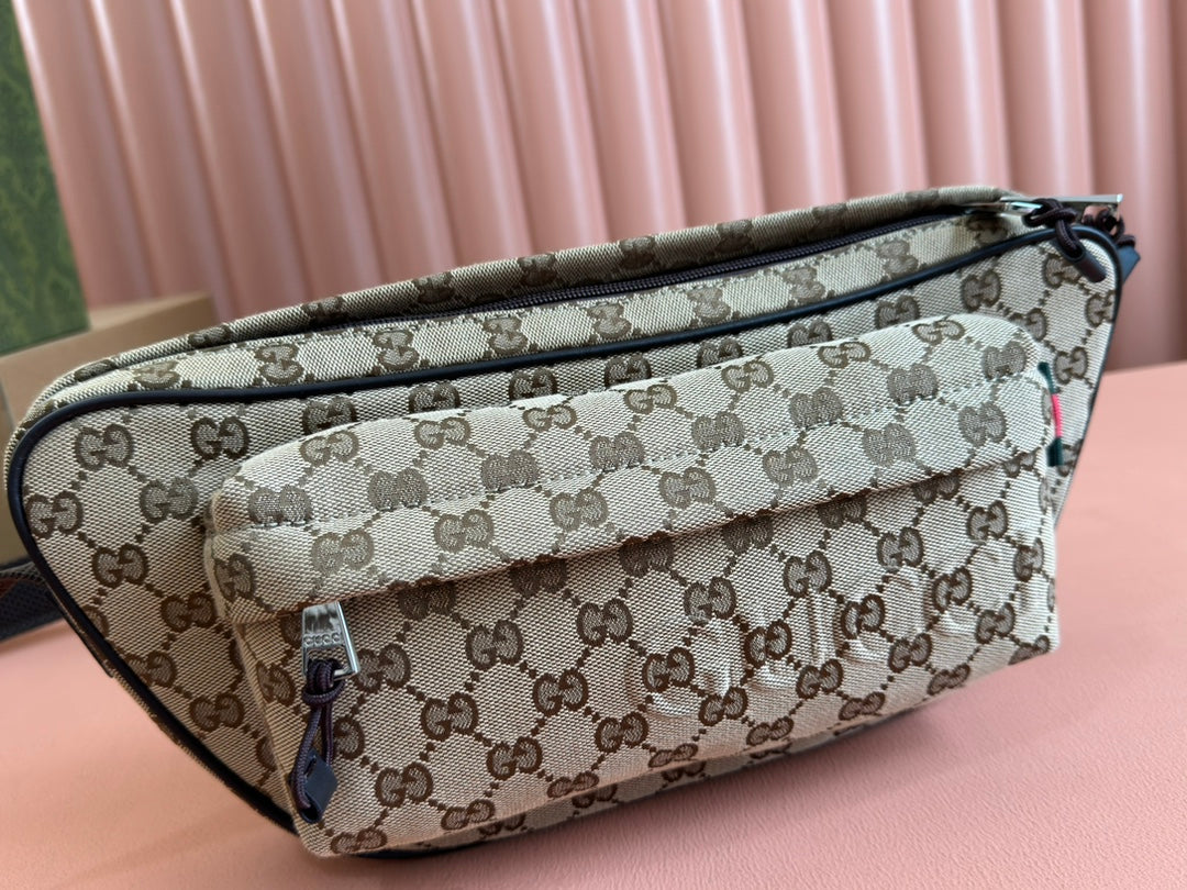 BELT BAG 34 IN BEIGE MONOGRAM CANVAS