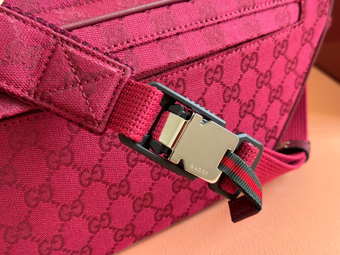 BELT BAG 34 IN CURRANT RED MONOGRAM CANVAS