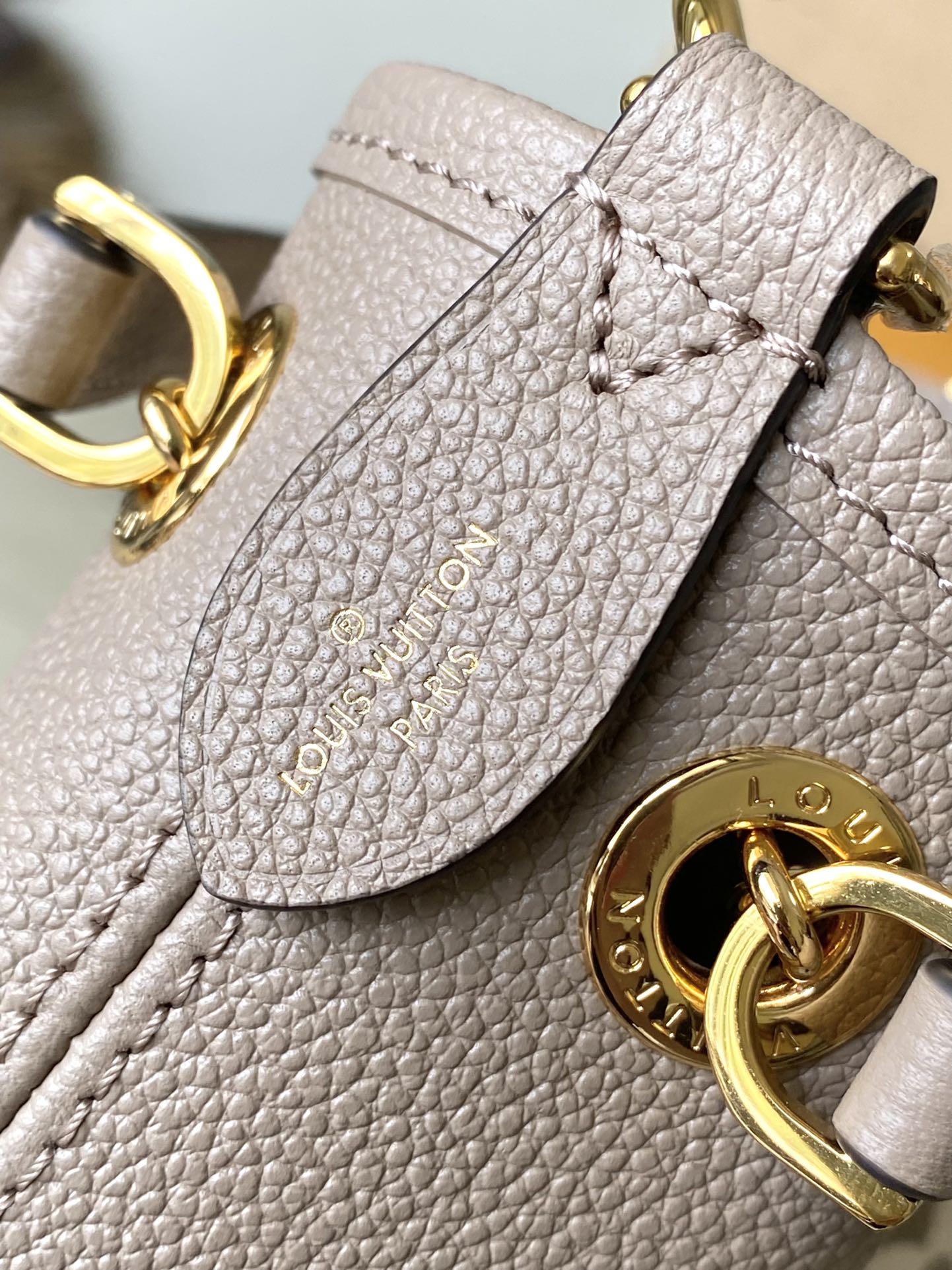 BUNDLE 28 IN TOURTERELLE WHITE MONOGRAM EMPREINTE LEATHER GOLD HARDWARE