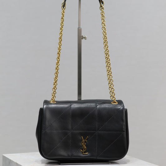 JAMIE 4.3 MINI BAG 20 IN BLACK LAMBSKIN GLOD HARDWARE