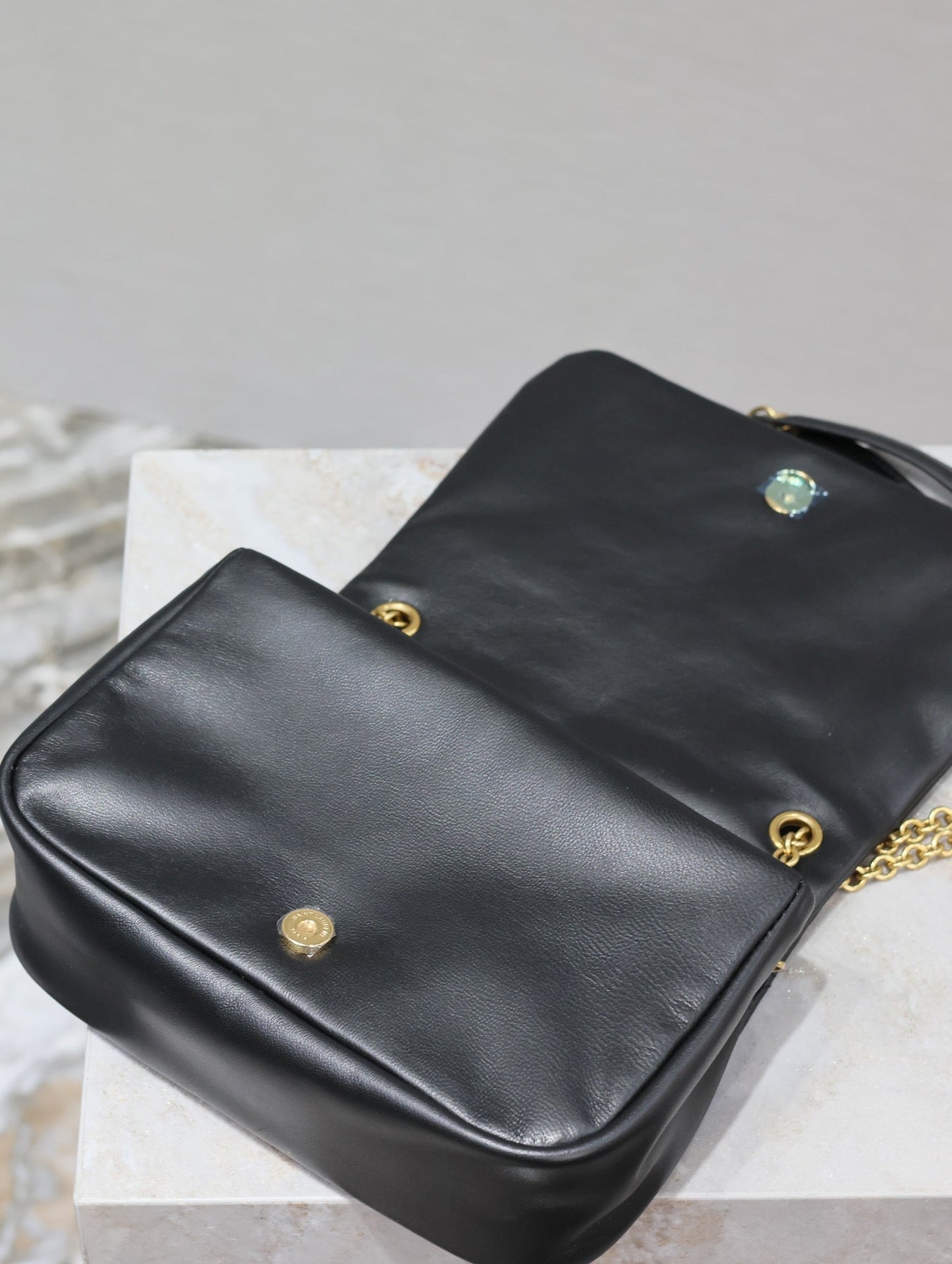 JAMIE 4.3 MINI BAG 20 IN BLACK LAMBSKIN GLOD HARDWARE