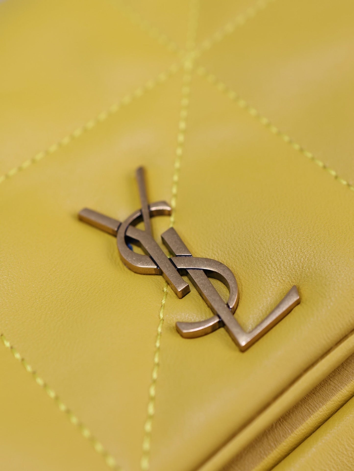 JAMIE 4.3 MINI BAG 20 IN MUSTARD YELLOW LAMBSKIN COPPER HARDWARE