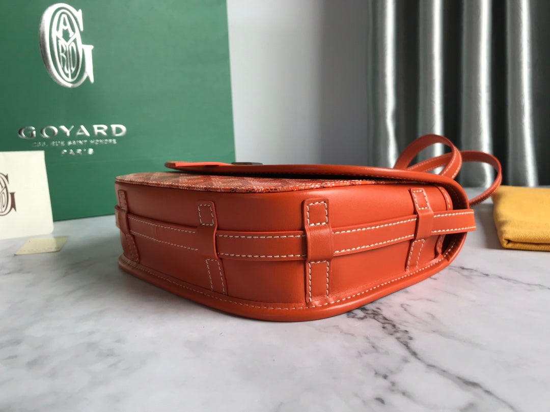 BELVEDERE MM BAG 28CM ORANGE CANVAS