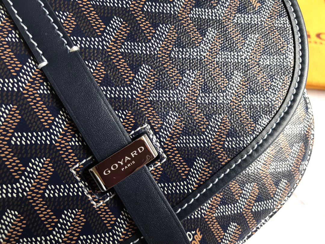 BELVEDERE PM BAG 21CM NAVY BLUE CANVAS