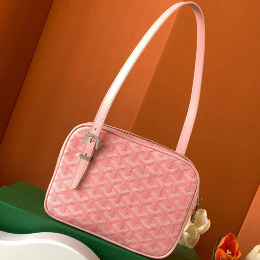 GOYA SECOND-HAND TOAST BAG 21CM PINK CANVAS