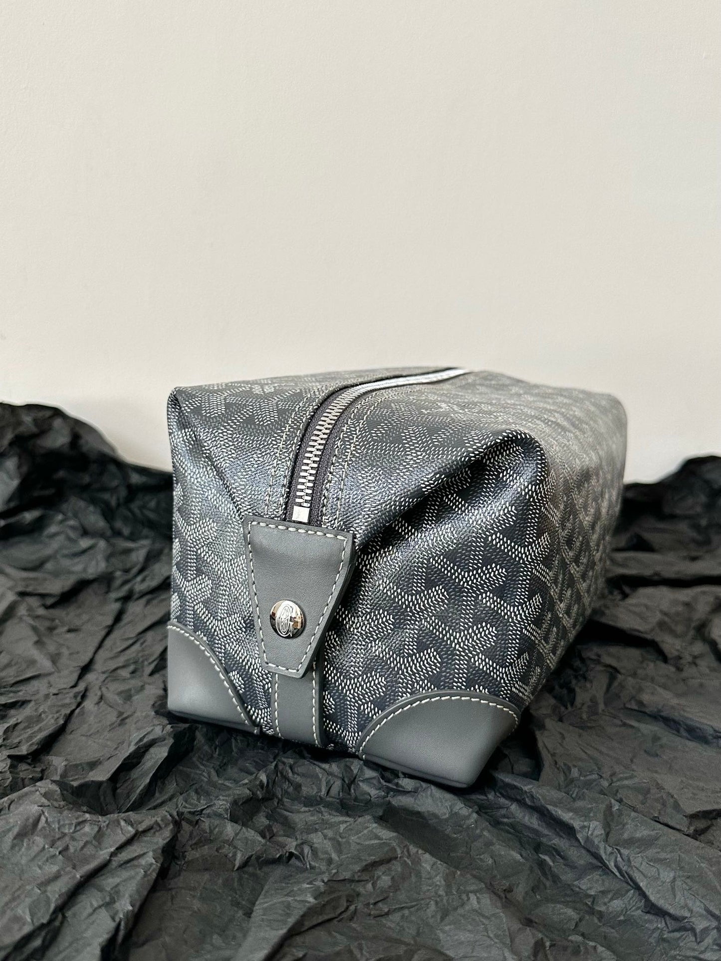 GOYA COSMETIC BAG 24CM GREY CANVAS